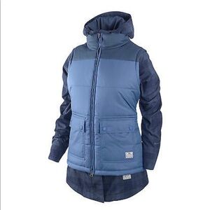 Nike Puffer Vest Action Bellevue Jacket coat ZipUp